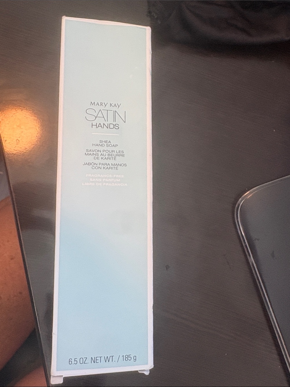 NIB Mary Kay Satin Hands Shea Hand Soap Fragrance Free 6.5 oz